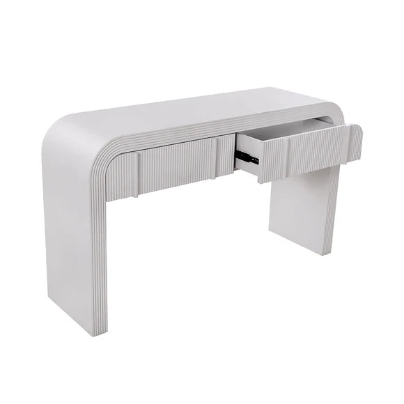Savero 1.4m Console Table - White