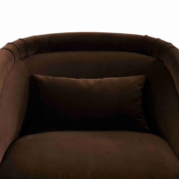 Torello Swivel Occasional Chair - Chocolate