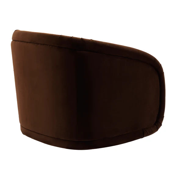 Torello Swivel Occasional Chair - Chocolate