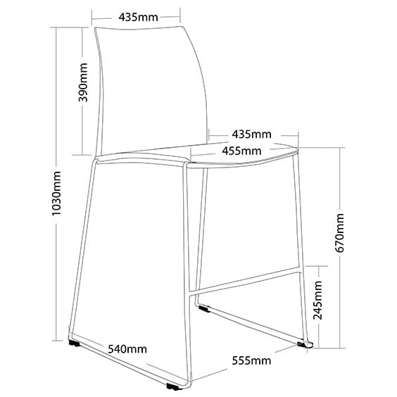 Vinn Hospitality Bar Stool