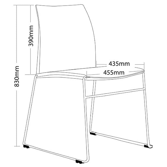 Vinn Stacking Hospitality Visitor Chair