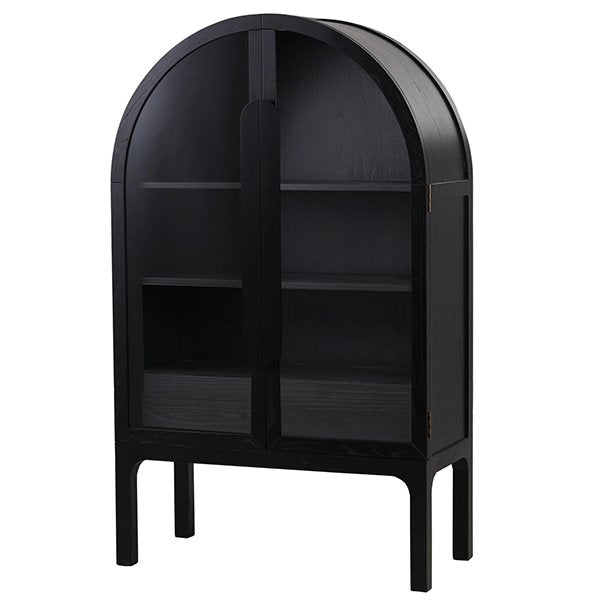 Vinter Glass Cabinet - Full Black