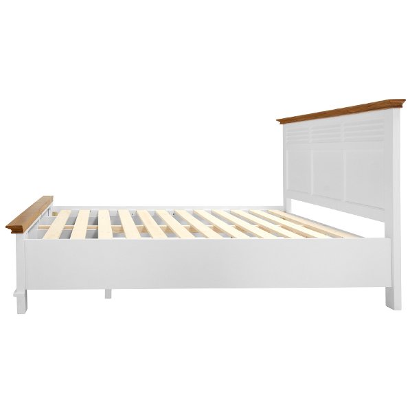 Violet Hill Pine Timber Bed with End Drawers - King