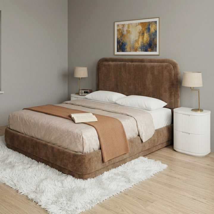 Walcha Queen Fabric Bed