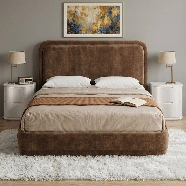 Walcha Queen Fabric Bed