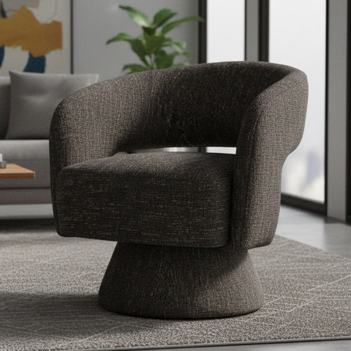 Warialda Swivel Armchair - Cocoa