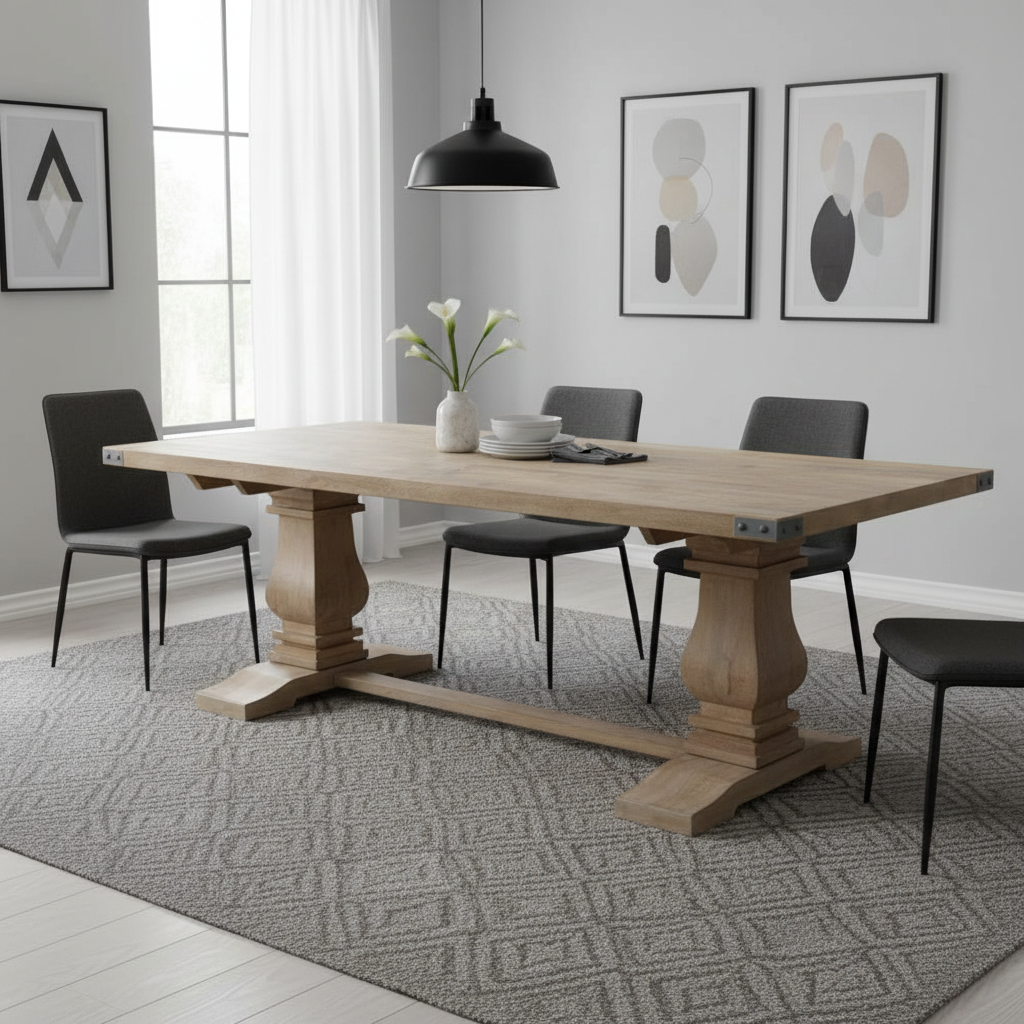 Western Solid Timber Dining Table