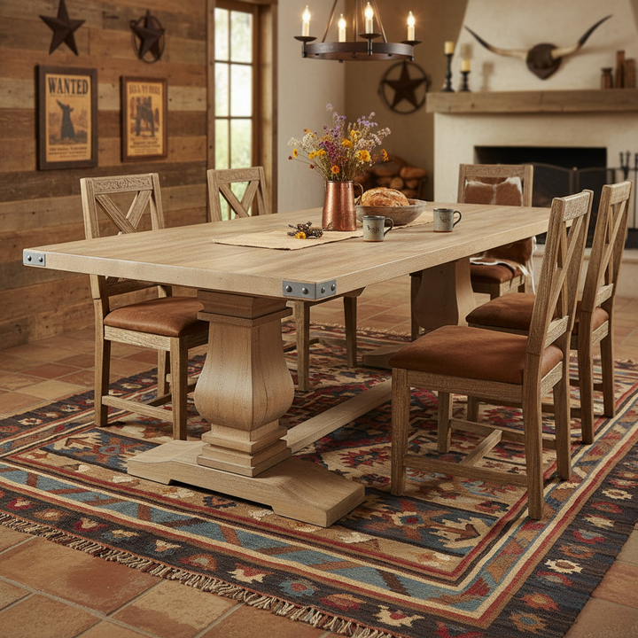 Western Solid Timber Dining Table