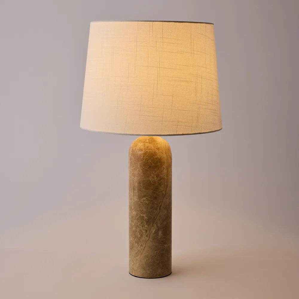 Westmont Marble Table Lamp - Moscato Beige