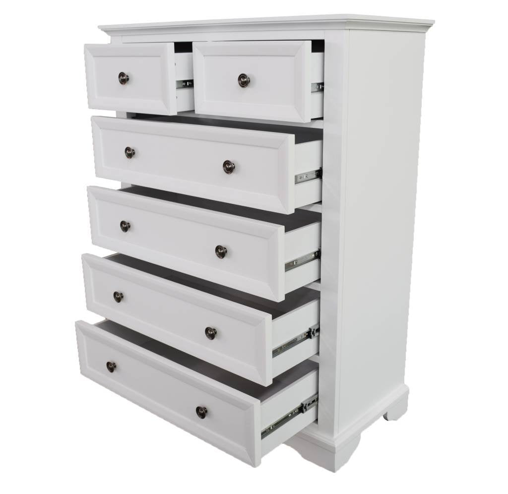 Sansa 6-Drawer Tallboy