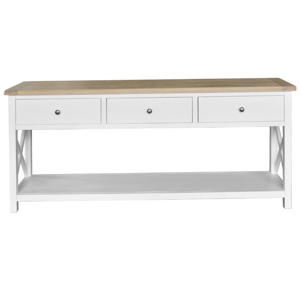 Widden Timber 3 Drawer Console