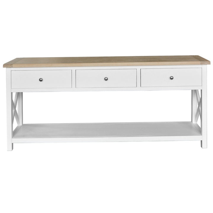 Widden Timber 3 Drawer Console