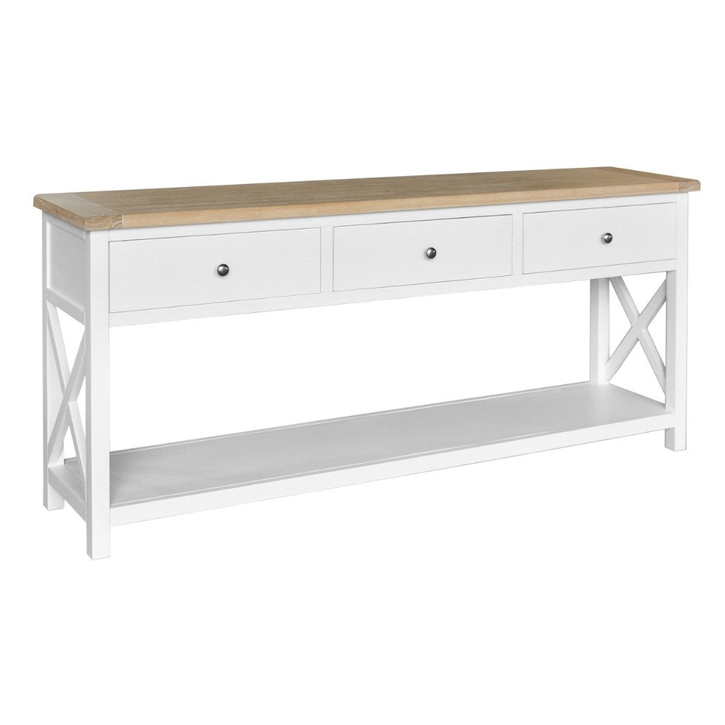Widden Timber 3 Drawer Console