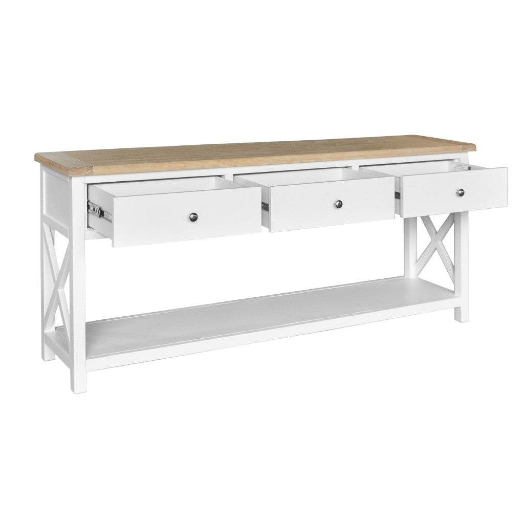 Widden Timber 3 Drawer Console