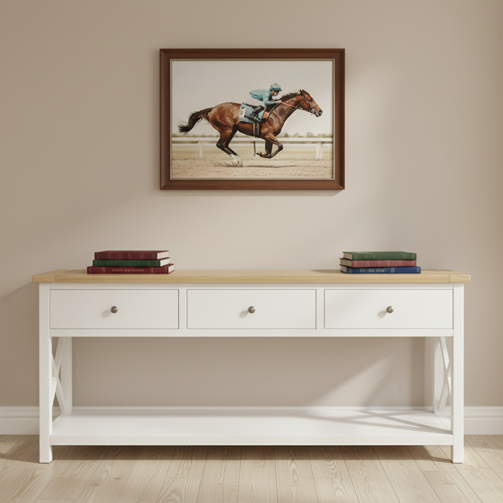 Widden Timber 3 Drawer Console