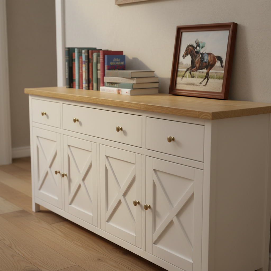 Widden Timber 4 Door 3 Drawer Buffet