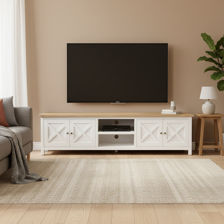 Widden Timber TV Entertainment Unit - 210cm