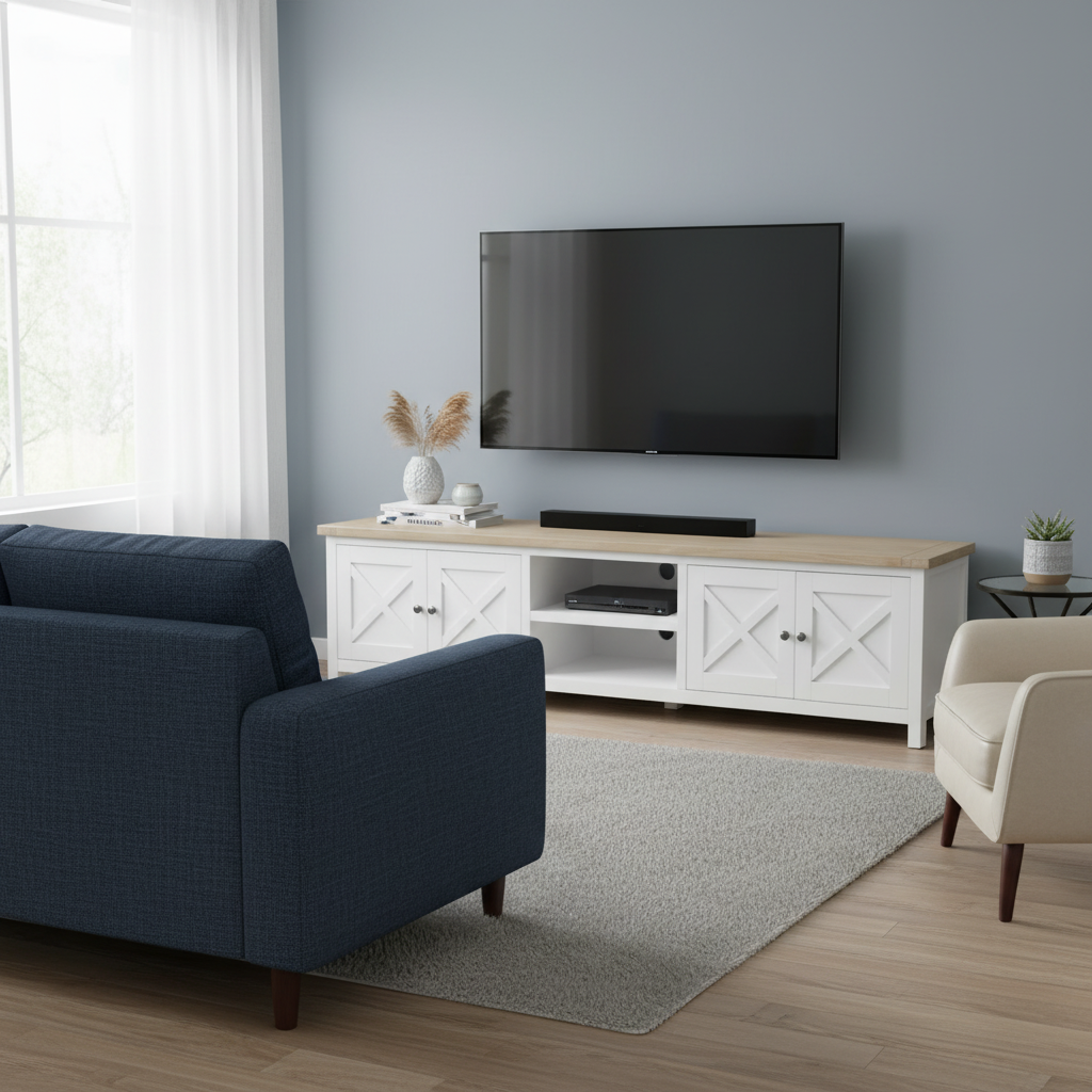 Widden Timber TV Entertainment Unit - 210cm