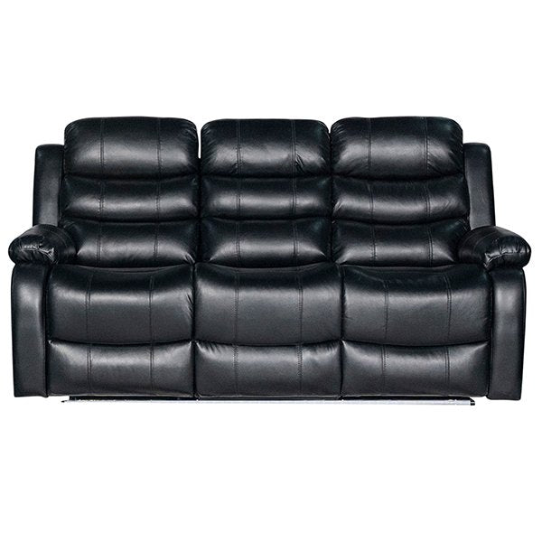 Buy Wilbur 3 Seater Faux Leather Recliner Sofa Online in Australia ...