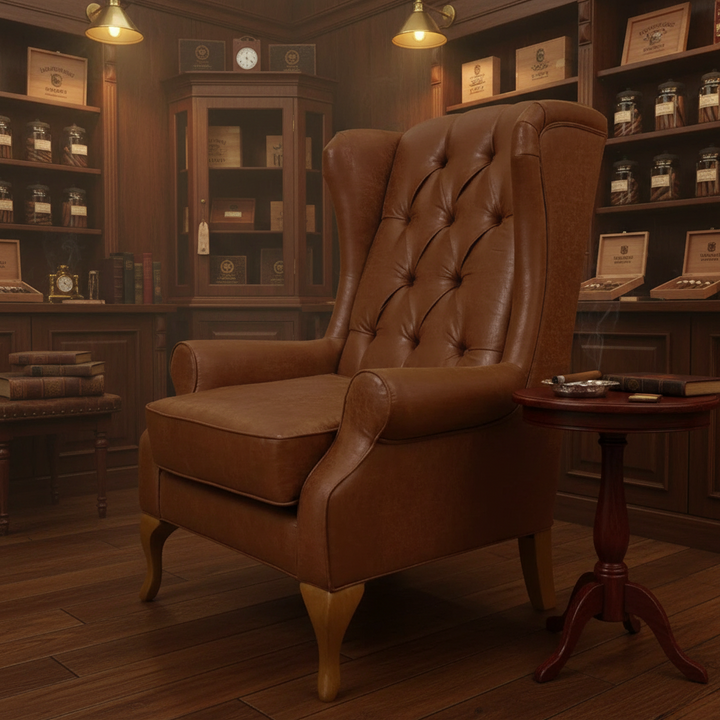 William Chesterfield Winged Armchair