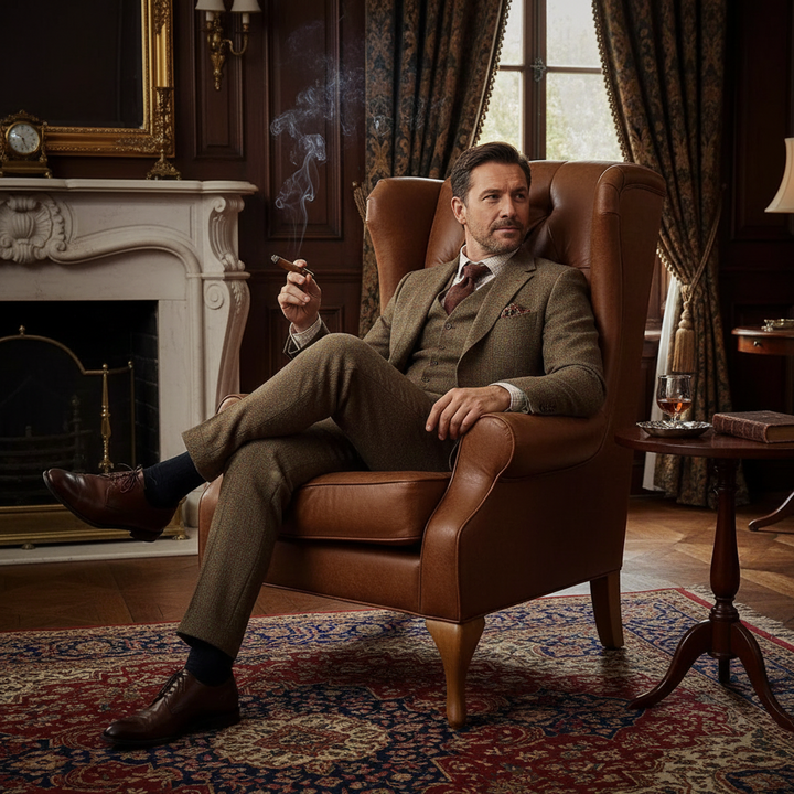 William Chesterfield Winged Armchair