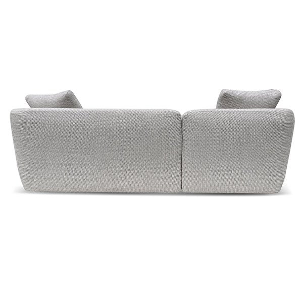 Willian 3 Seater Fabric Sofa - Passive Grey