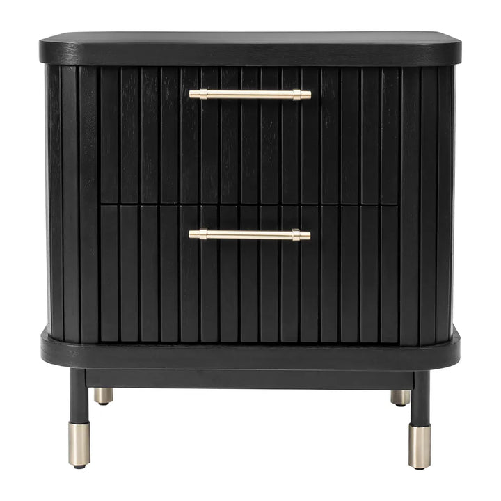 Sophia Bedside Table - Black