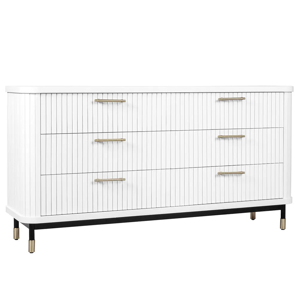 Sophia 6 Drawer Chest - White