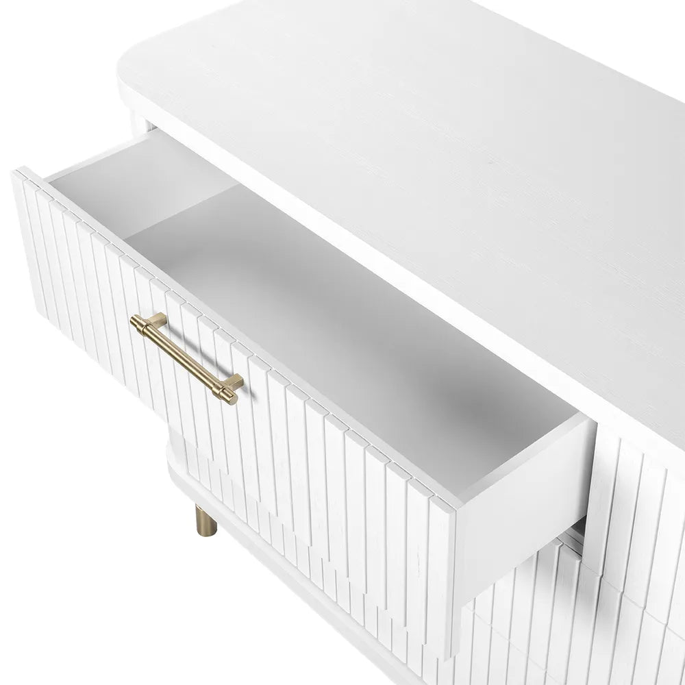 Sophia 6 Drawer Chest - White
