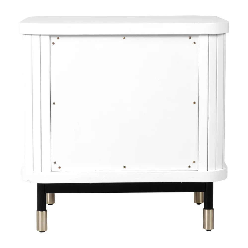 Sophia Bedside Table - White