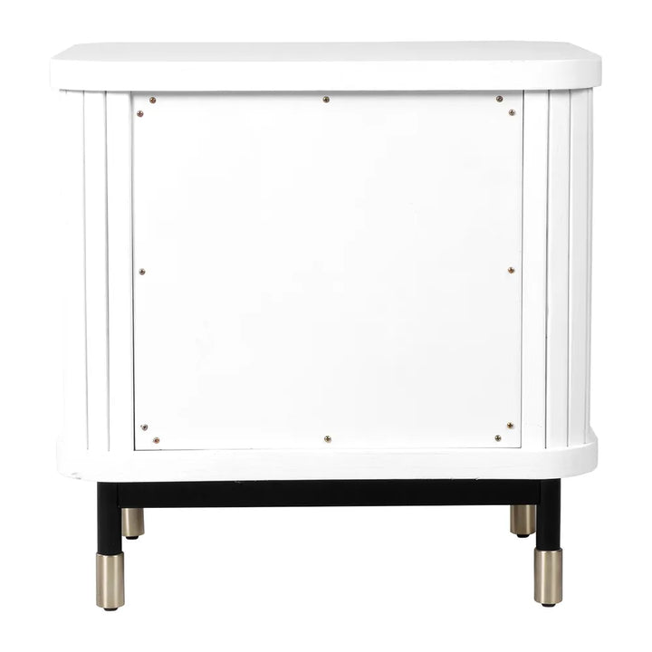 Sophia Bedside Table - White