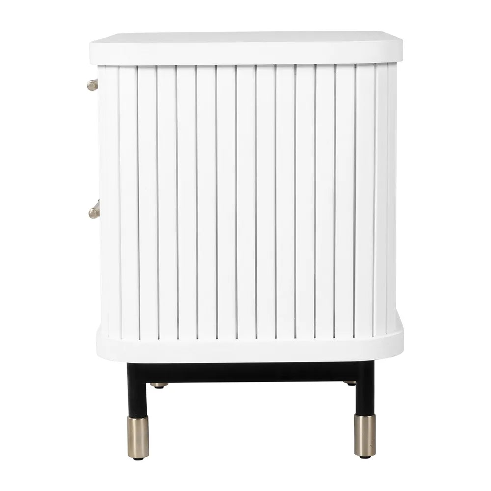 Sophia Bedside Table - White