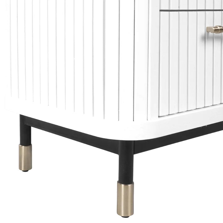 Sophia Bedside Table - White