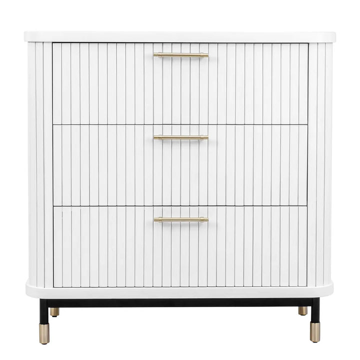 Sophia 3 Drawer Chest - White