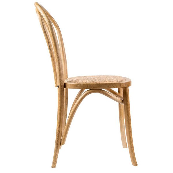 Vasu Elm Wood Dining Chairs (Set of 2) – Oak