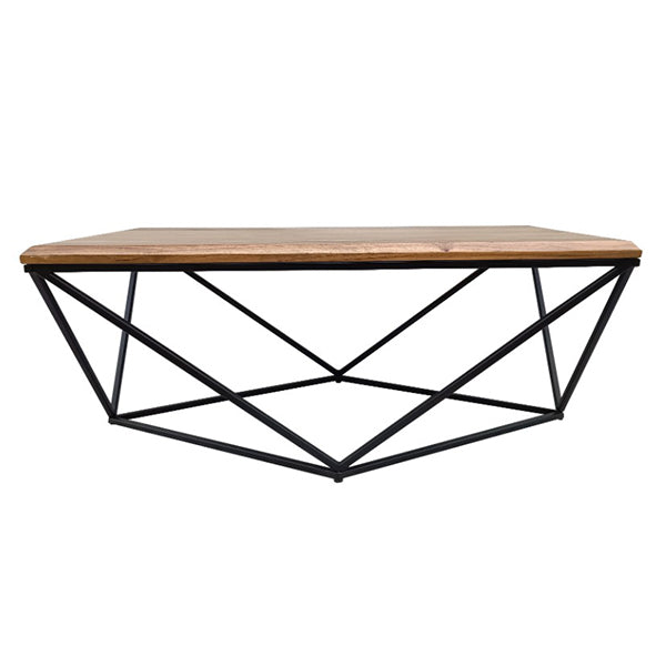 Yass 110cm Timber & Metal Coffee Table