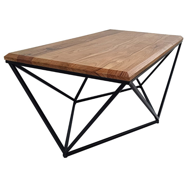 Yass 110cm Timber & Metal Coffee Table