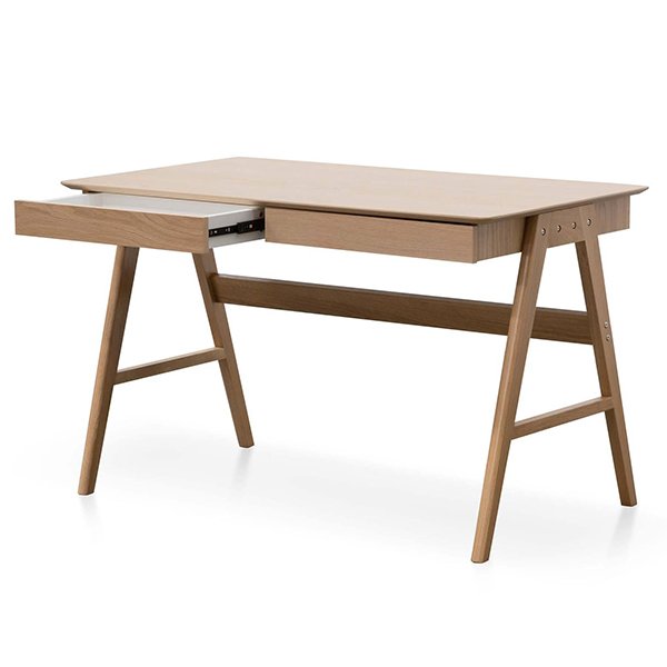 Zeno 1.2m Wooden Office Desk - Natural