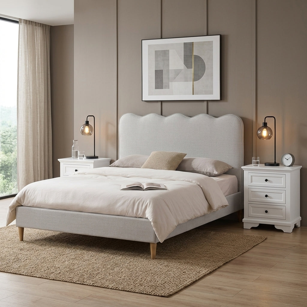 Zetland Queen Fabric Bed