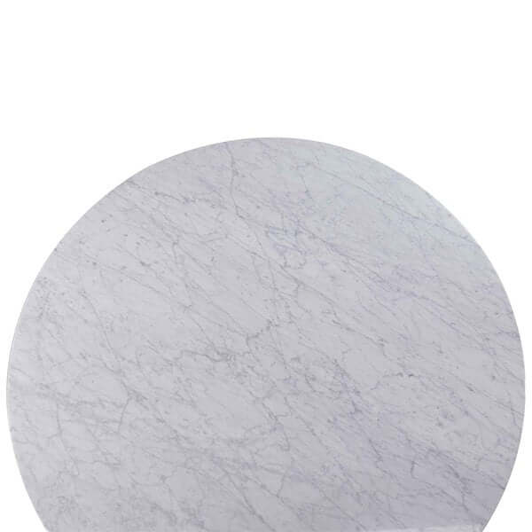 Zodiac 1.15m Round Marble Dining Table - Natural