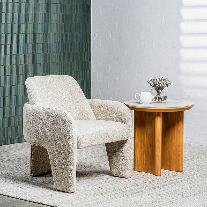 Zurika Fabric Occasional Armchair - Sahara