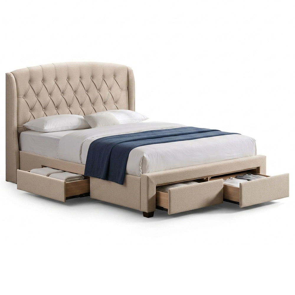 Coonamble Queen Storage Bed