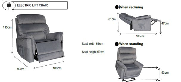 Antares Dual Motor 200KG Recliner Lift Chair