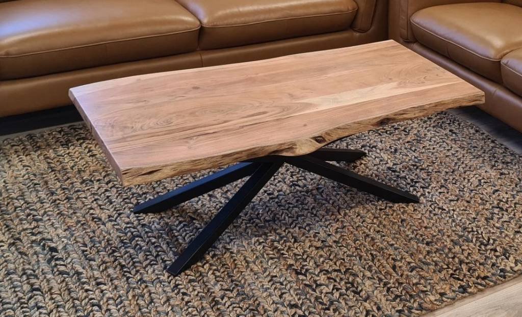 Appleton Acacia Wood & Metal Coffee Table