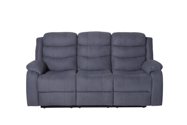 Danville 3 Piece Fabric Recliner Sofa Set, 3+1+1 Seater 5