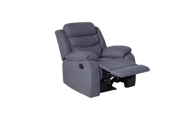 Danville 3 Piece Fabric Recliner Sofa Set, 3+1+1 Seater 8