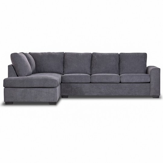 Keith 3 Seater Upholstered Sofa with Chaise