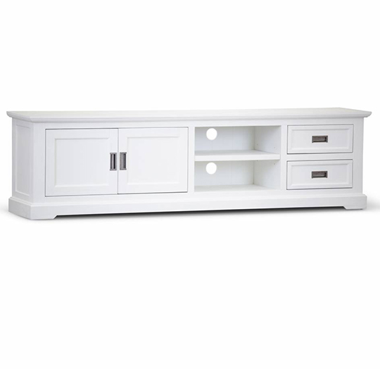 Crowther 220cm Acacia Wood Entertainment Unit