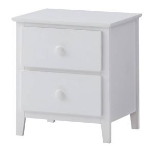 White Timber Bedside