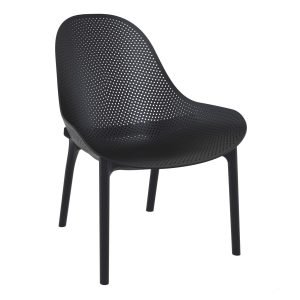 Siesta Sky Indoor Outdoor Lounge Chair - Black